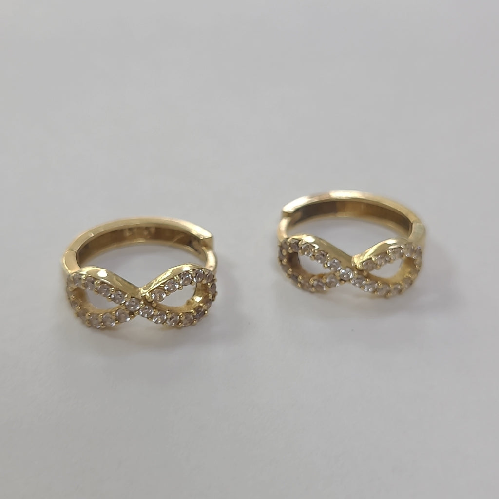 ARRACADAS PAR ORO 14 K 2,50 GRMS (SEMINUEVO)