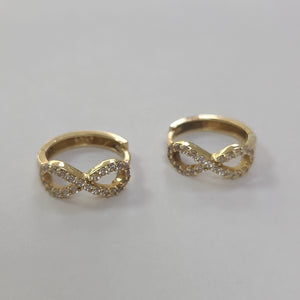 ARRACADAS PAR ORO 14 K 2,50 GRMS (SEMINUEVO)