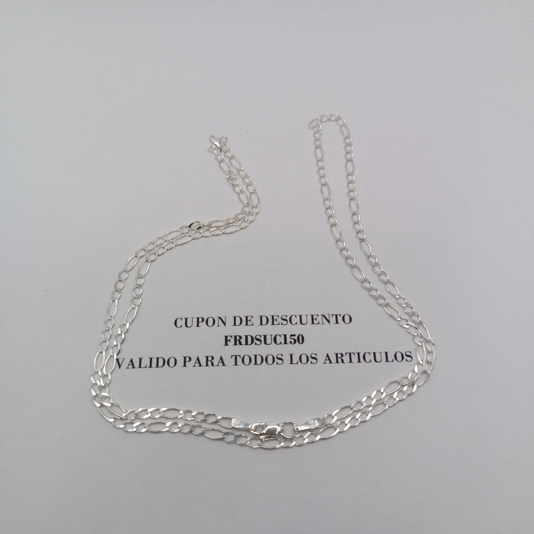 CADENA 3X1 PLATA .925 60 CM 4.82 GR (NUEVO)