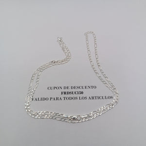 CADENA 3X1 PLATA .925 60 CM 4.82 GR (NUEVO)