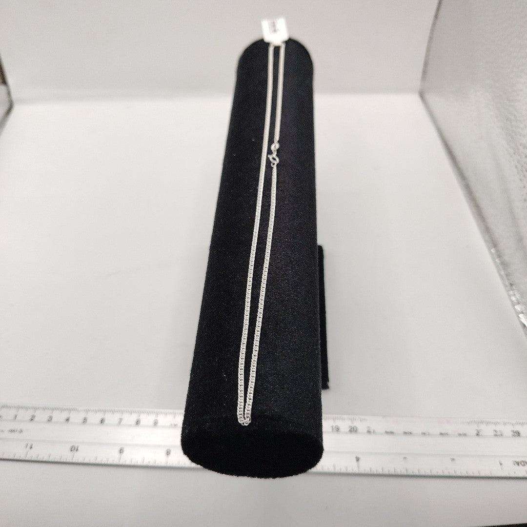 CADENA BARBADA PLATA .925 50 CM 4.12 GR (NUEVO)
