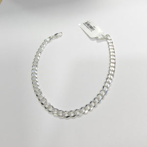 PULSERA BARBADA PLATA .925 21 CM 7.23 GR (NUEVO)