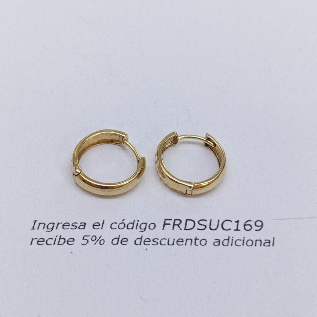ARRACADAS PAR ORO 10 K 1,10 GRMS (SEMINUEVO)