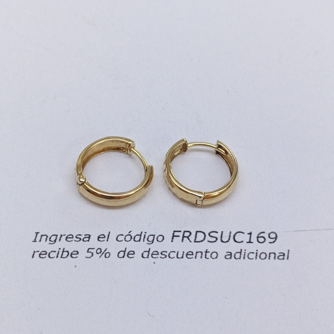 ARRACADAS PAR ORO 10 K 1,10 GRMS (SEMINUEVO)