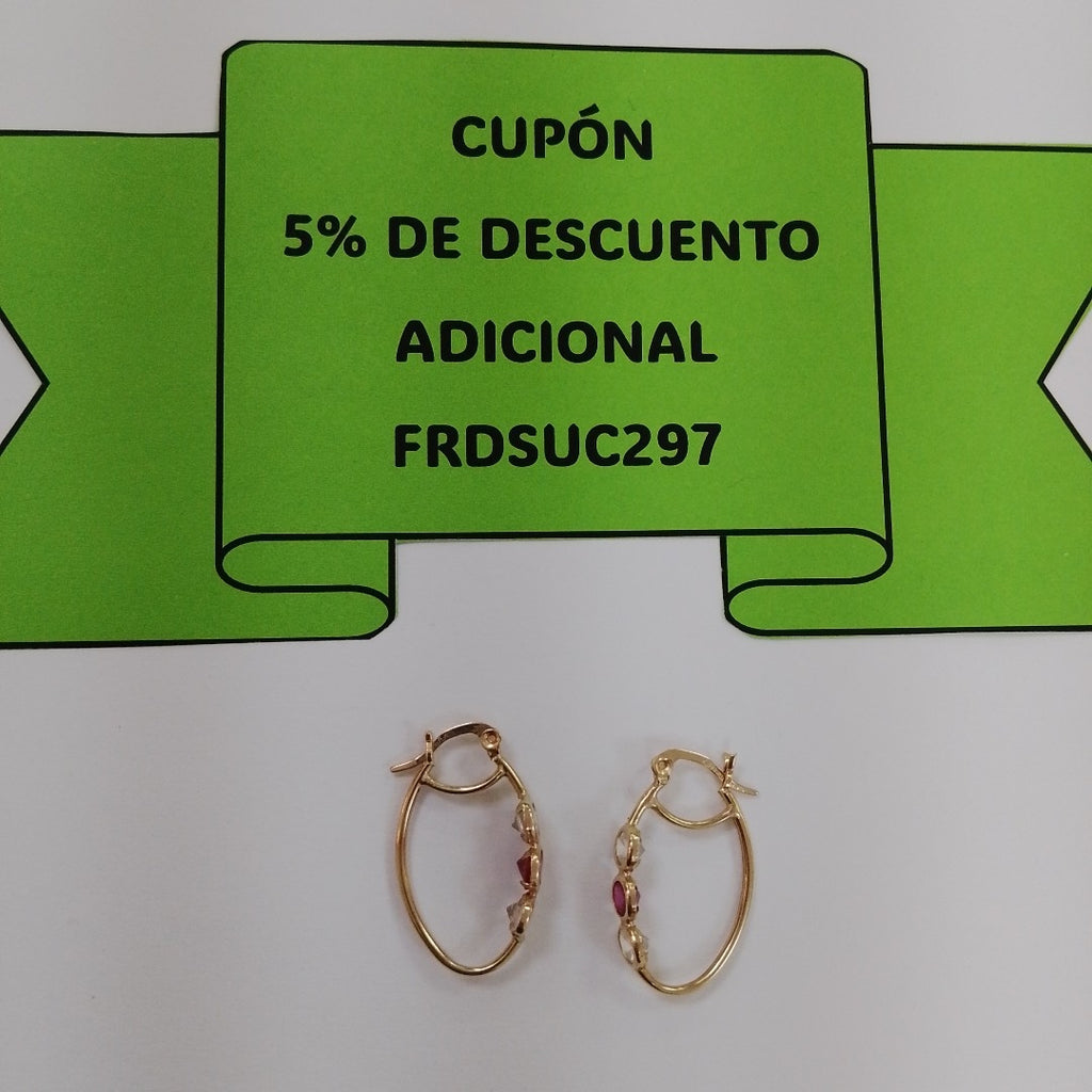ARRACADAS PAR ORO 10 K 2,80 GRMS (SEMINUEVO)