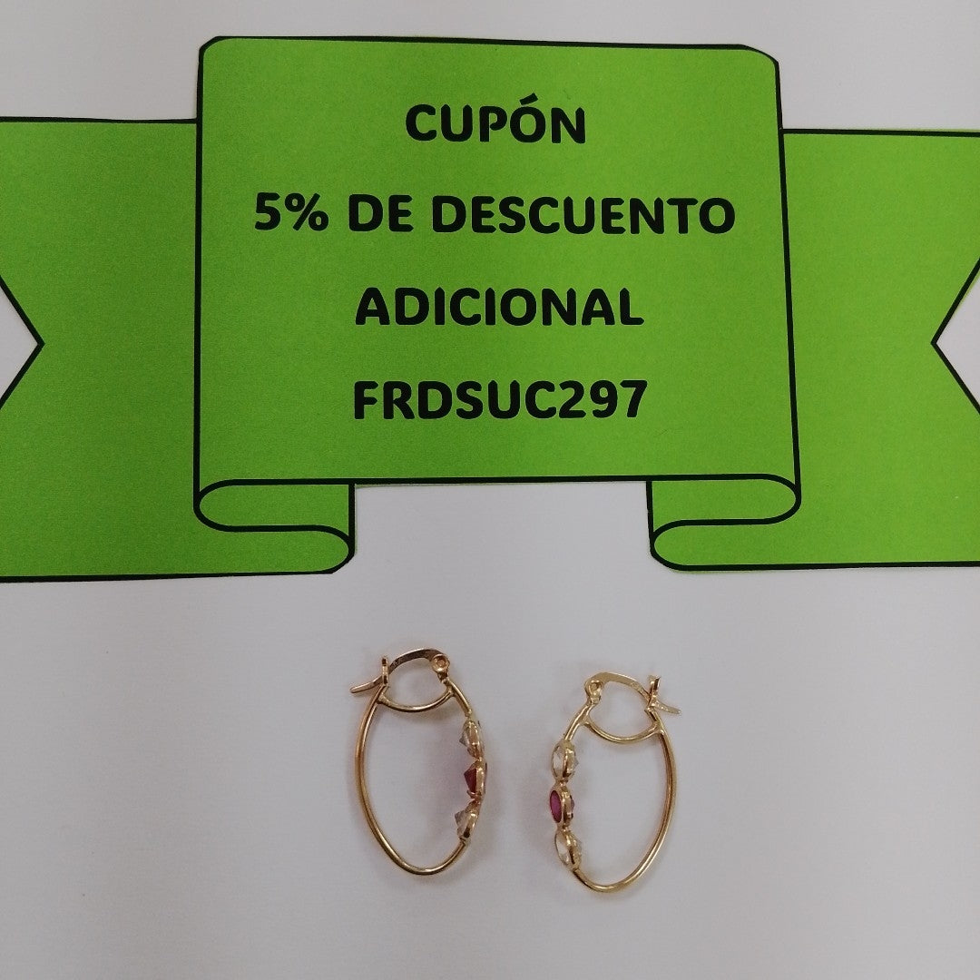 ARRACADAS PAR ORO 10 K 2,80 GRMS (SEMINUEVO)