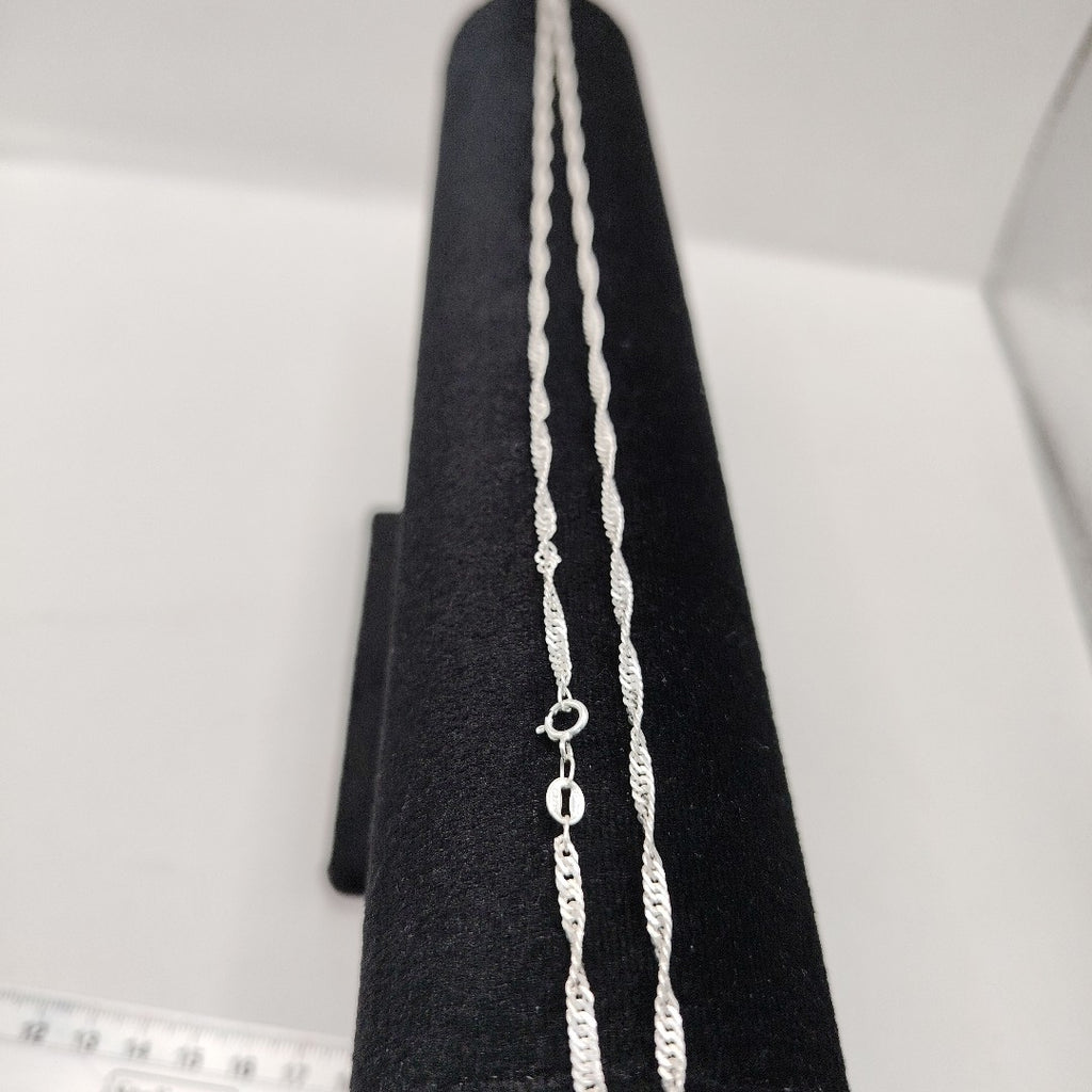 CADENA MEDIO TZL PLATA .925 55 CM 4.22 GR (NUEVO)