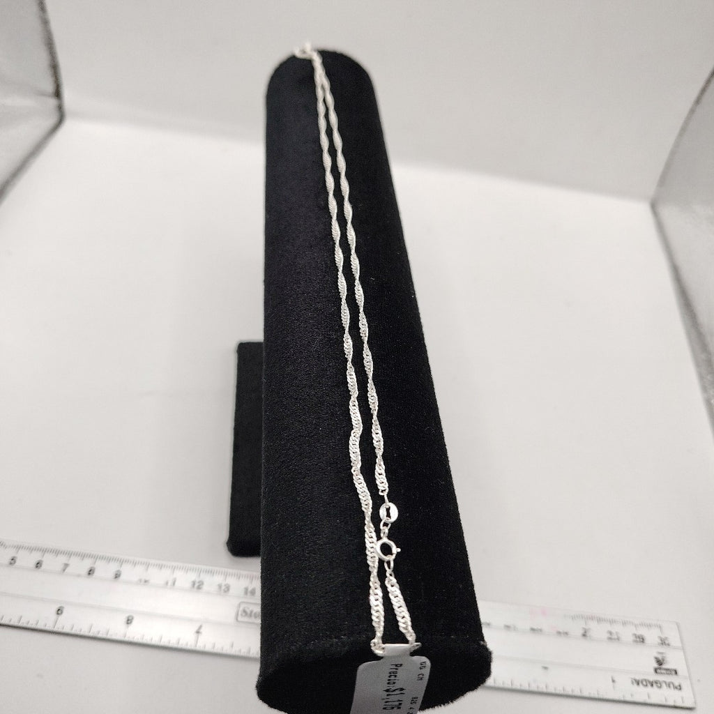 CADENA MEDIO TZL PLATA .925 55 CM 4.22 GR (NUEVO)