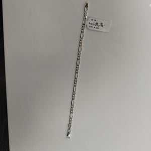 PULSERA 3X1 PLATA .925 18 CM 4.23 GR (NUEVO)