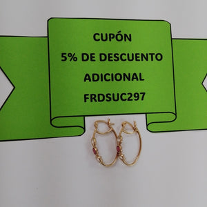 ARRACADAS PAR ORO 10 K 2,80 GRMS (SEMINUEVO)