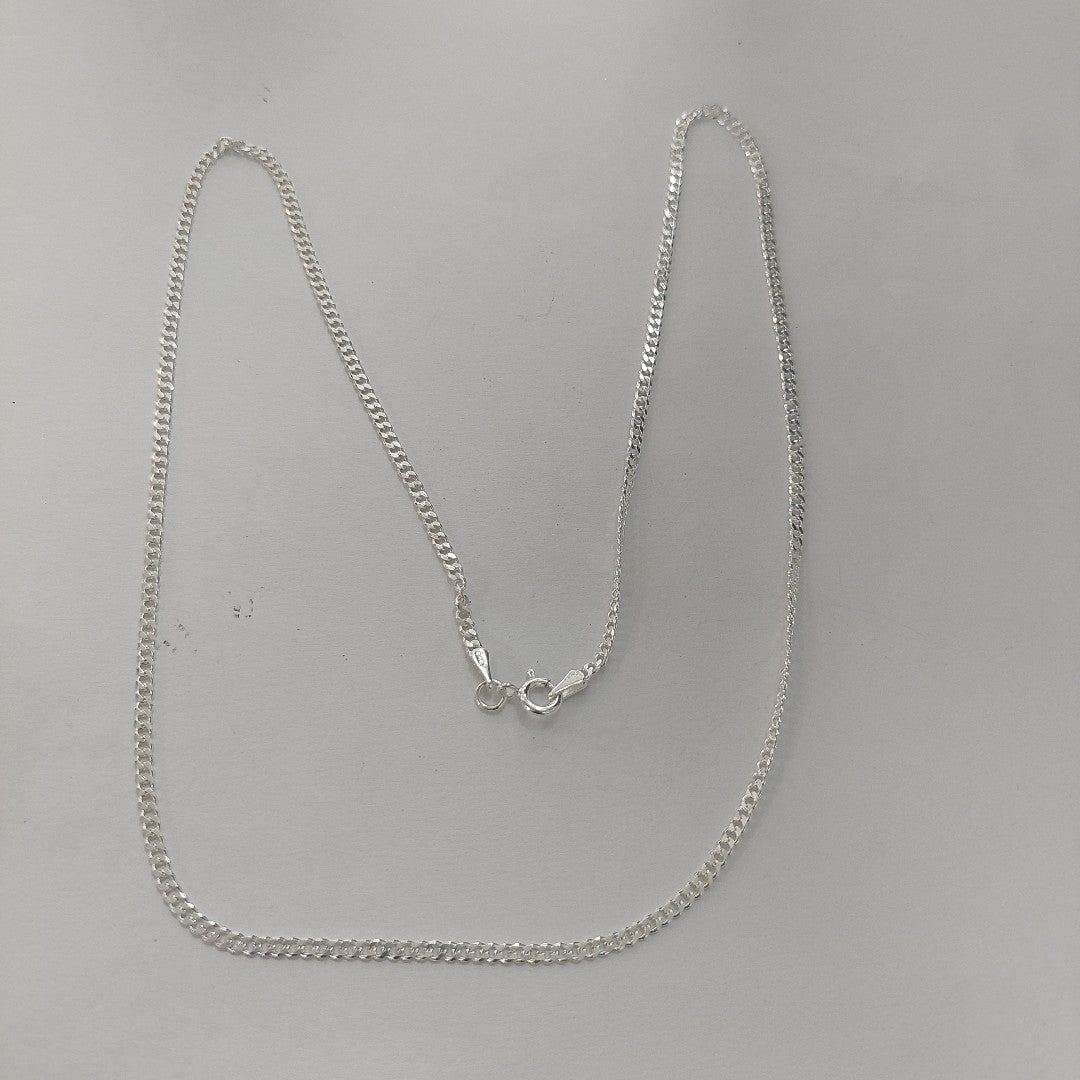 CADENA BARBADA PLATA .925 55 CM 5.83 GR (NUEVO)