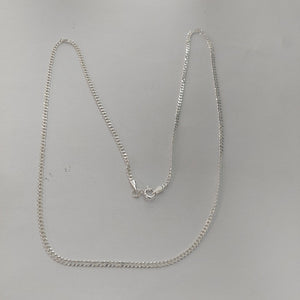 CADENA BARBADA PLATA .925 55 CM 5.83 GR (NUEVO)