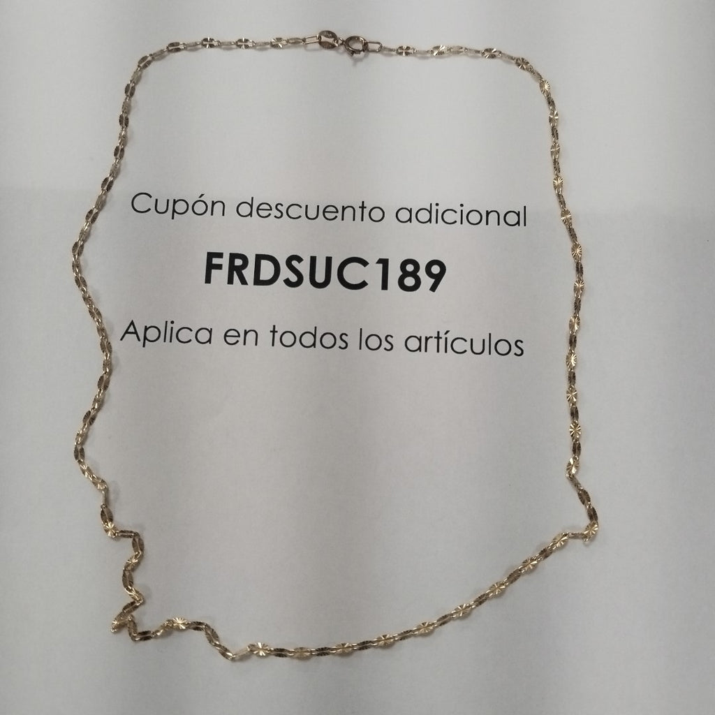 CADENA ORO 10 K 1,70 GRMS (SEMINUEVO)