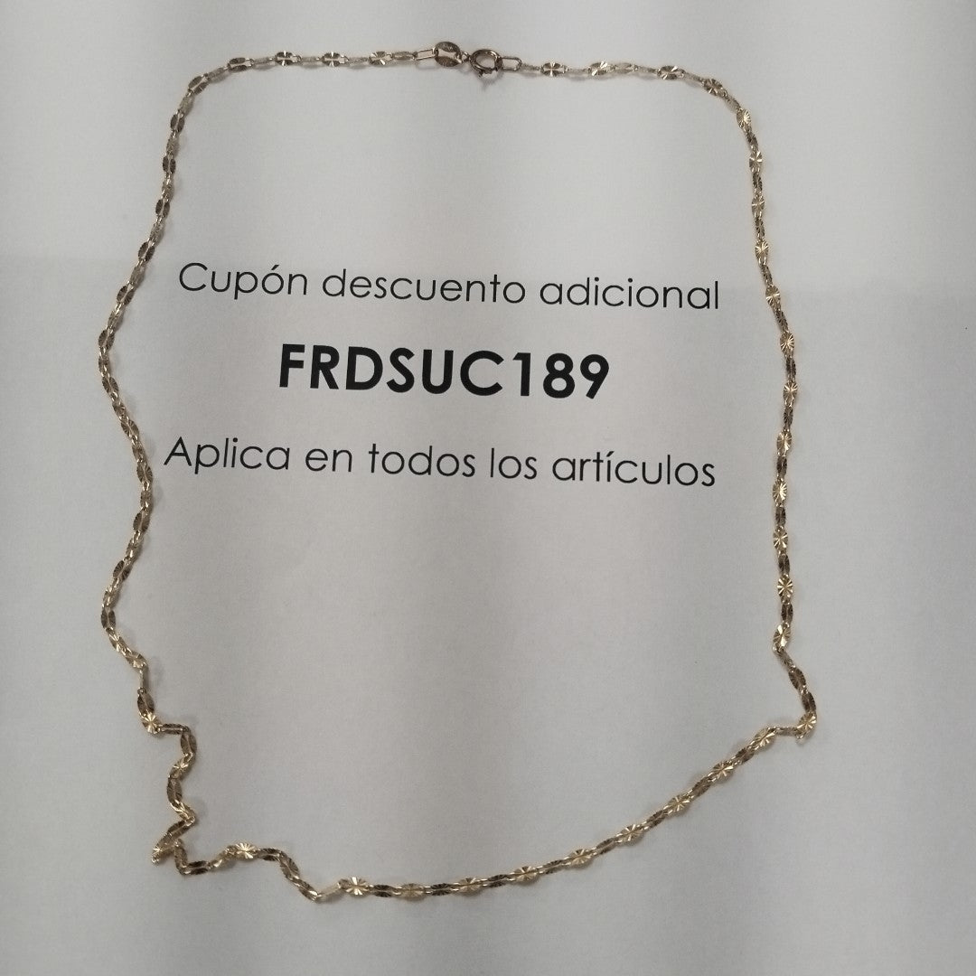 CADENA ORO 10 K 1,70 GRMS (SEMINUEVO)