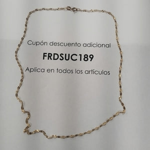 CADENA ORO 10 K 1,70 GRMS (SEMINUEVO)