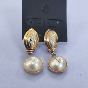 ARETES PAR ORO 10 K 15,60 GRMS (SEMINUEVO)
