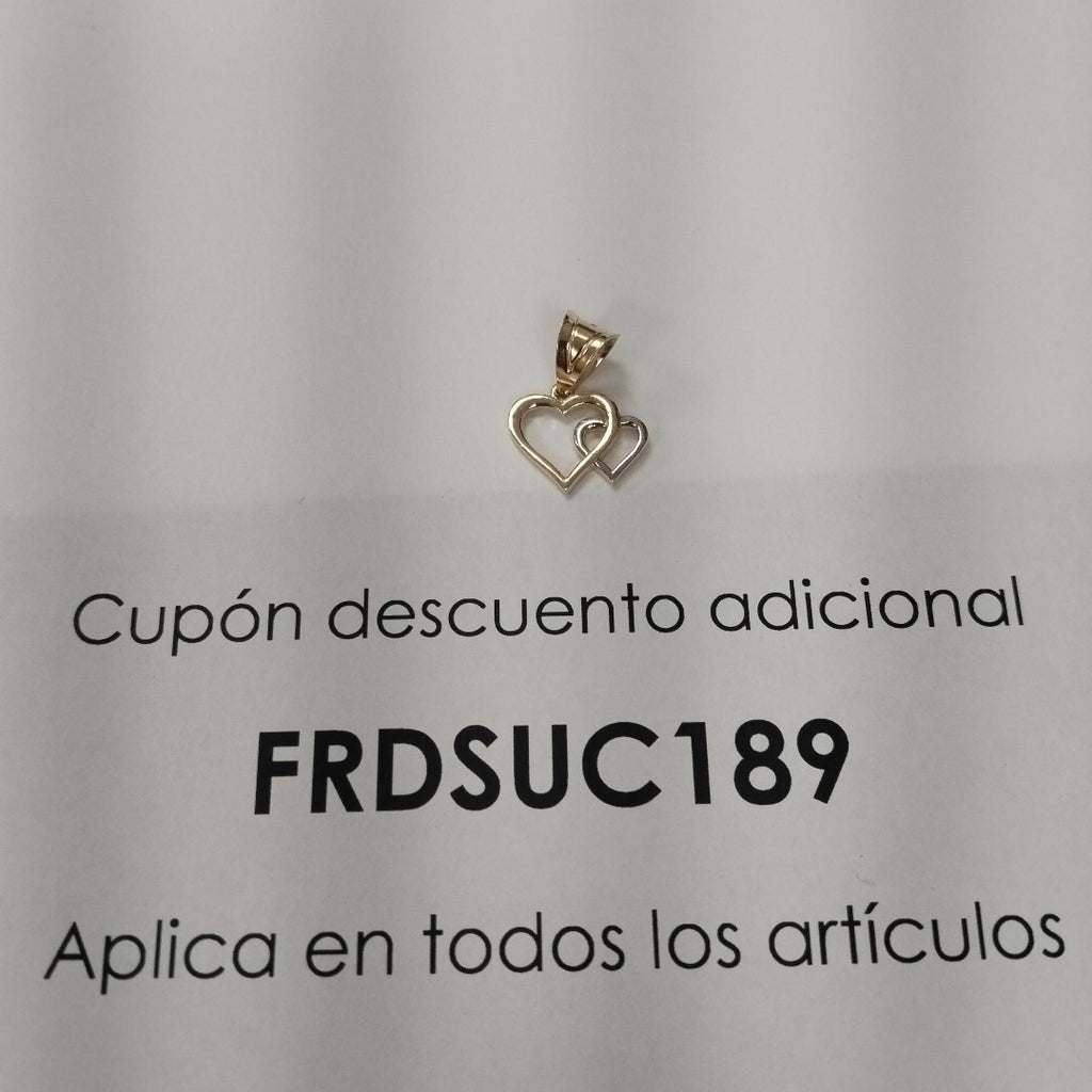 DIJE ORO COMBINADO 14 K 0,90 GRMS (SEMINUEVO)