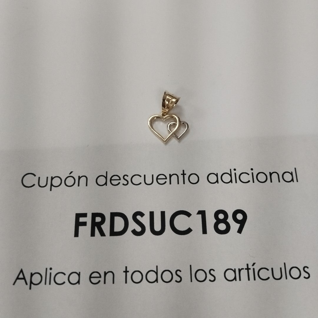 DIJE ORO COMBINADO 14 K 0,90 GRMS (SEMINUEVO)