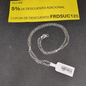 CADENA 3X1 PLATA .925 55 CM 4.33 GR (NUEVO)