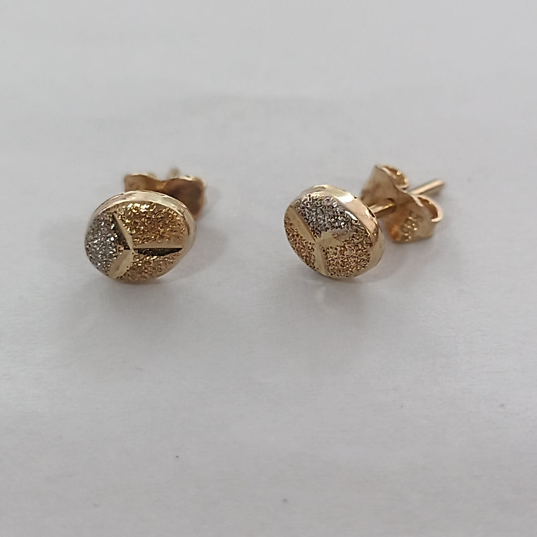 BROQUELES PAR ORO 14 K 1 GRMS (SEMINUEVO)