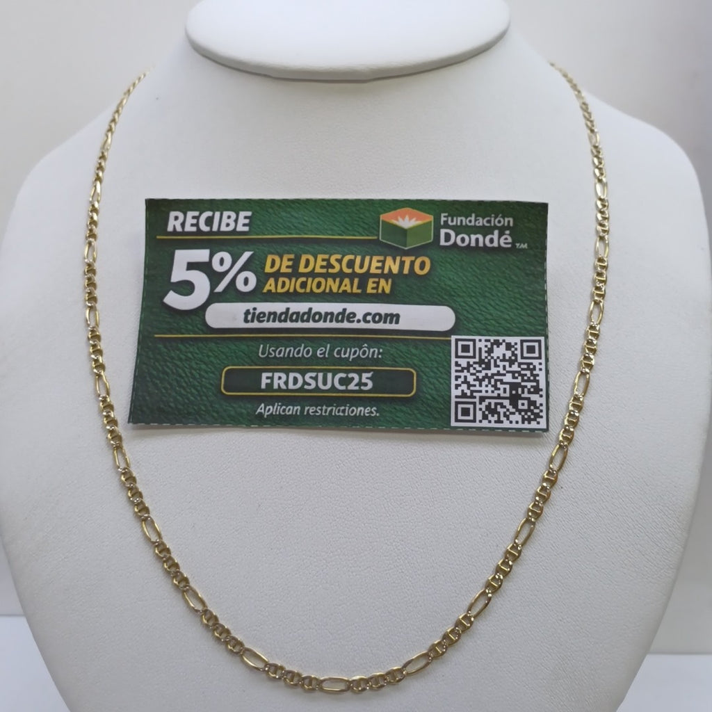 CADENA ORO 14 K 7.7 GRMS (SEMINUEVO)