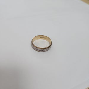 ARGOLLA ORO COMBINADO 14 K 4.2 GRMS (SEMINUEVO)