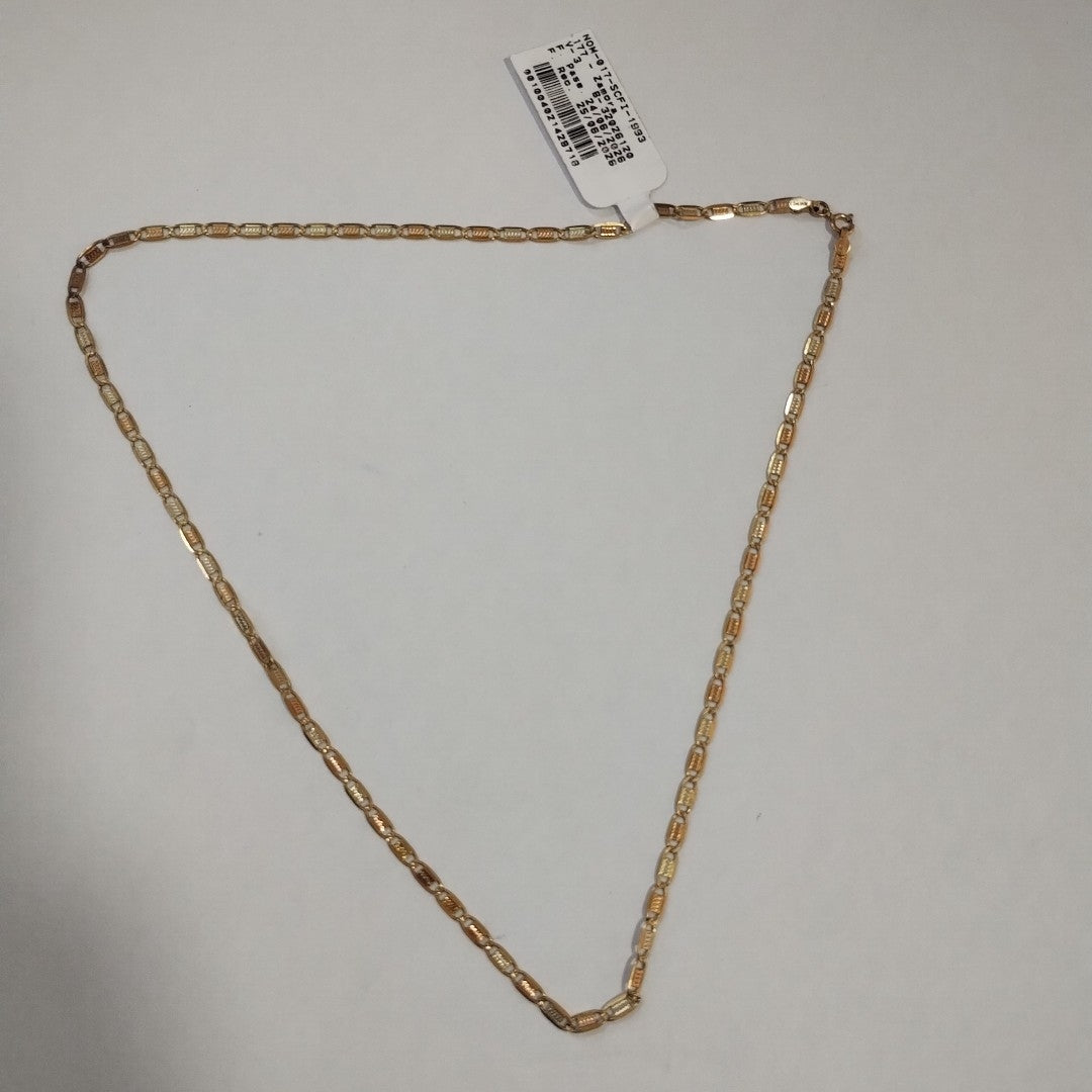 CADENA ORO COMBINADO 10 K 3,30 GRMS (SEMINUEVO)