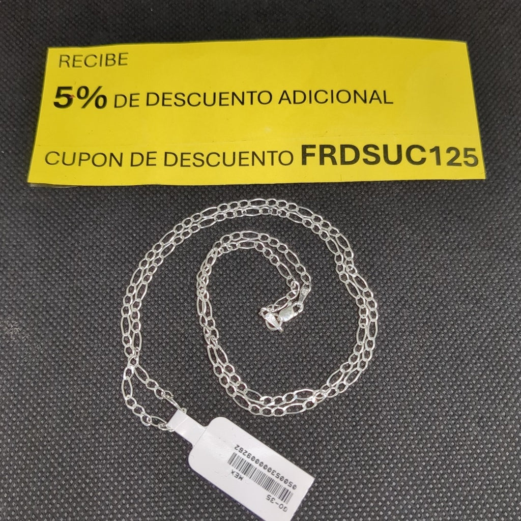 CADENA 3X1 PLATA .925 60 CM 4.72 GR (NUEVO)