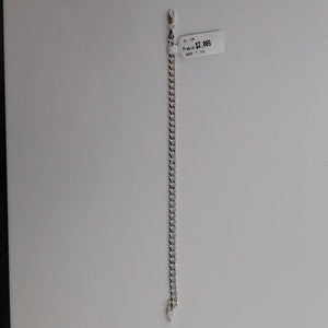 PULSERA BARBADA PLATA .925 21 CM 7.13 GR (NUEVO)