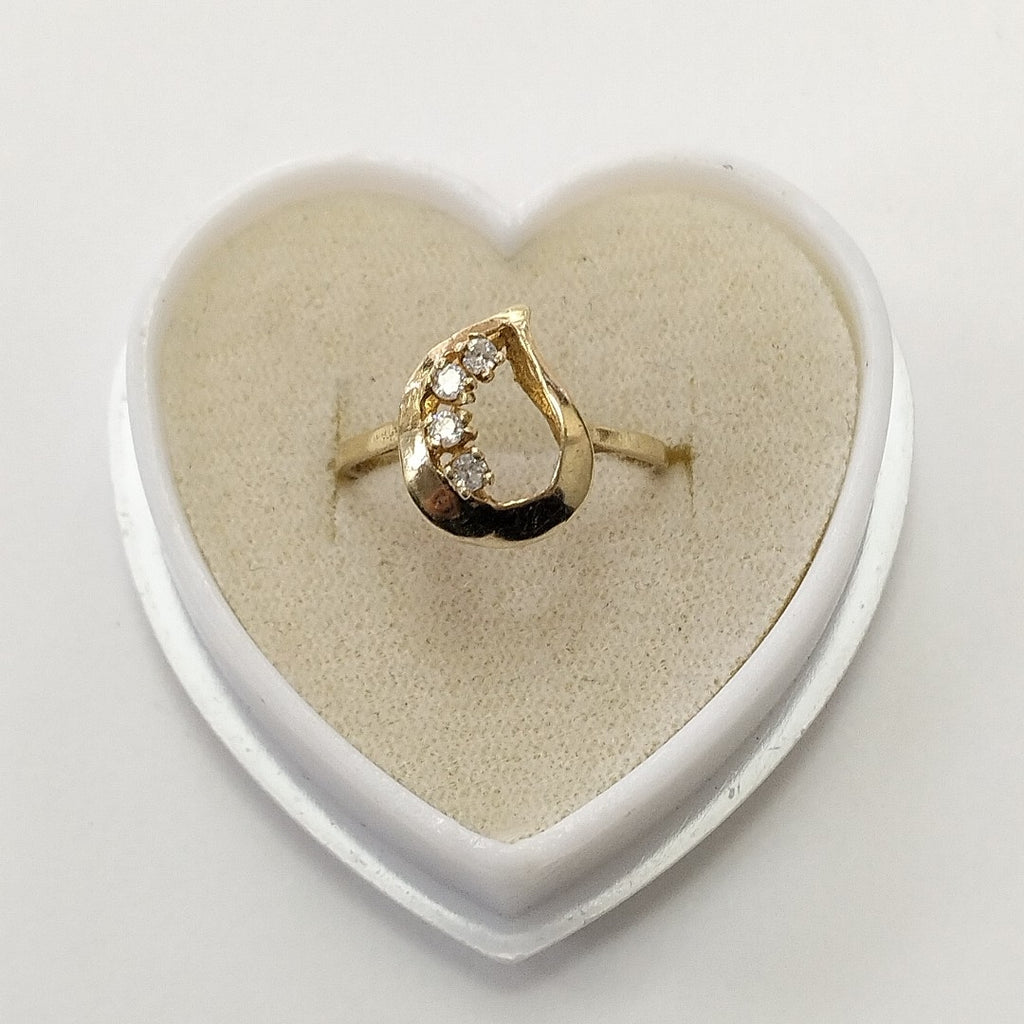 ANILLO ORO 10 K 1.3 GRMS (SEMINUEVO)