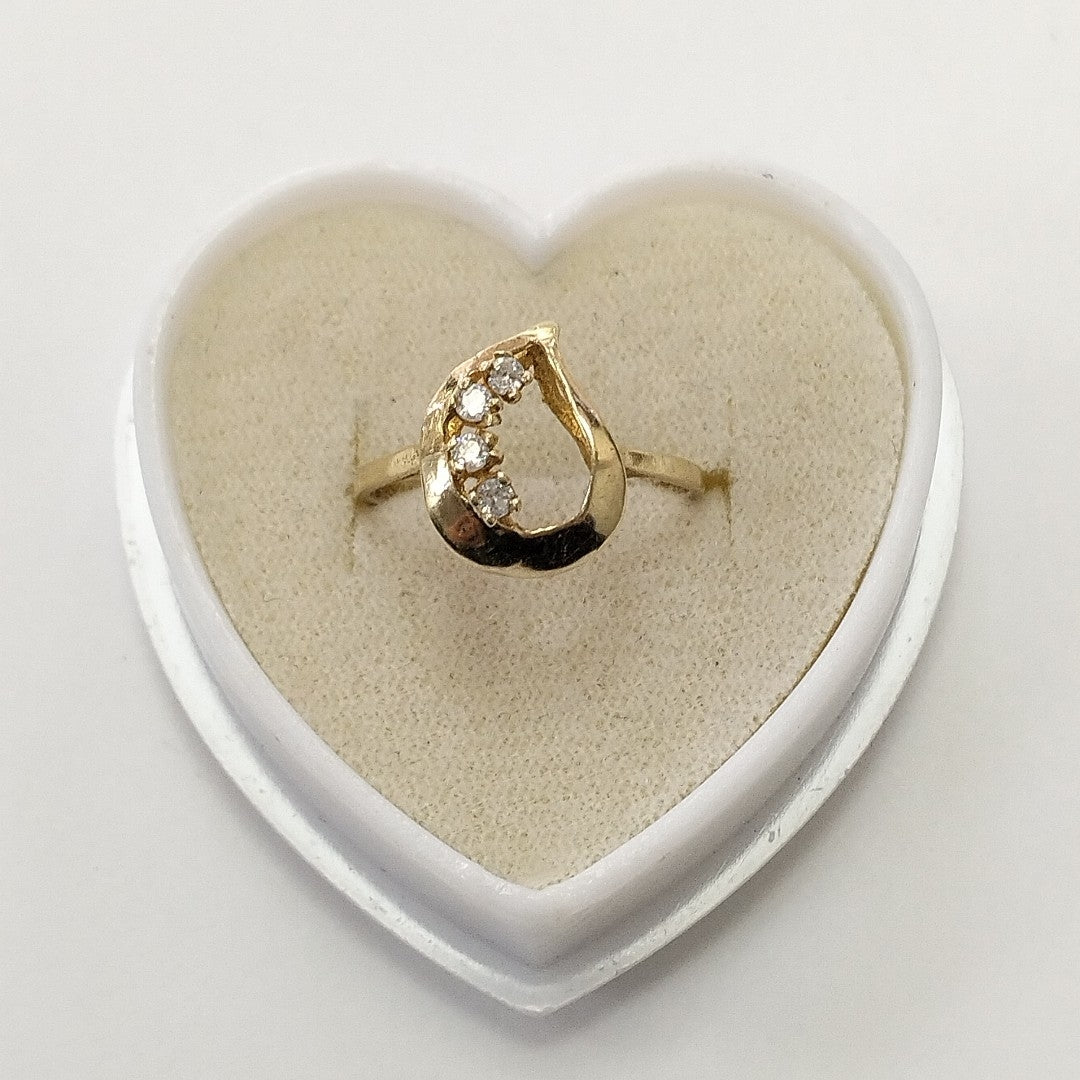 ANILLO ORO 10 K 1.3 GRMS (SEMINUEVO)