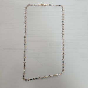 CADENA ORO COMBINADO 14 K 2.2 GRMS (SEMINUEVO)