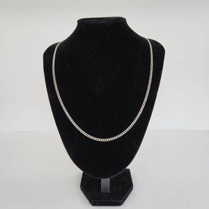 CADENA BARBADA PLATA .925 60 CM 9.42 GR (NUEVO)
