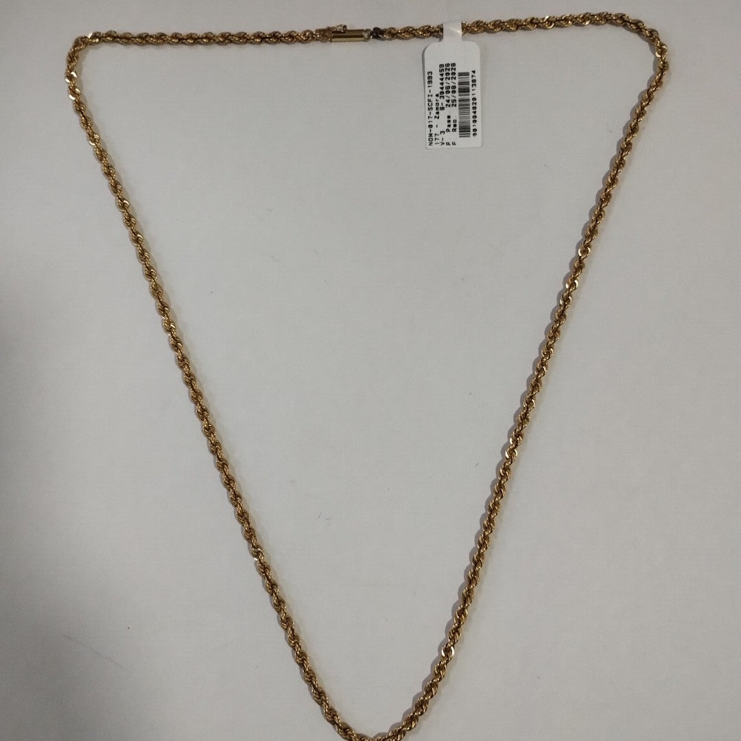 CADENA ORO 14 K 17.6 GRMS (SEMINUEVO)