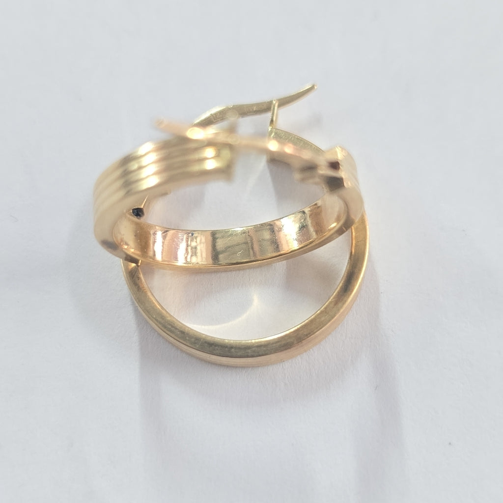 ARRACADAS PAR ORO 14 K 3.1 GRMS (SEMINUEVO)