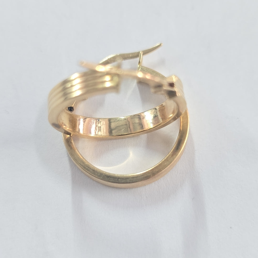ARRACADAS PAR ORO 14 K 3.1 GRMS (SEMINUEVO)