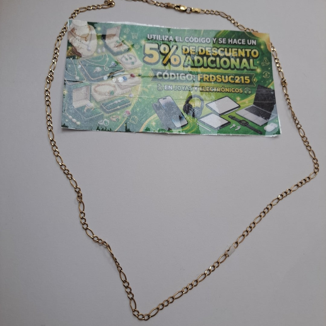 CADENA ORO 10 K 4.9 GRMS (SEMINUEVO)
