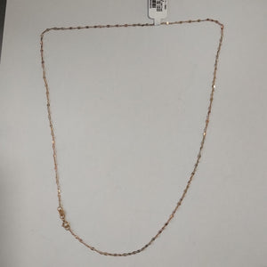 CADENA ORO COMBINADO 10 K 0.9 GRMS (SEMINUEVO)