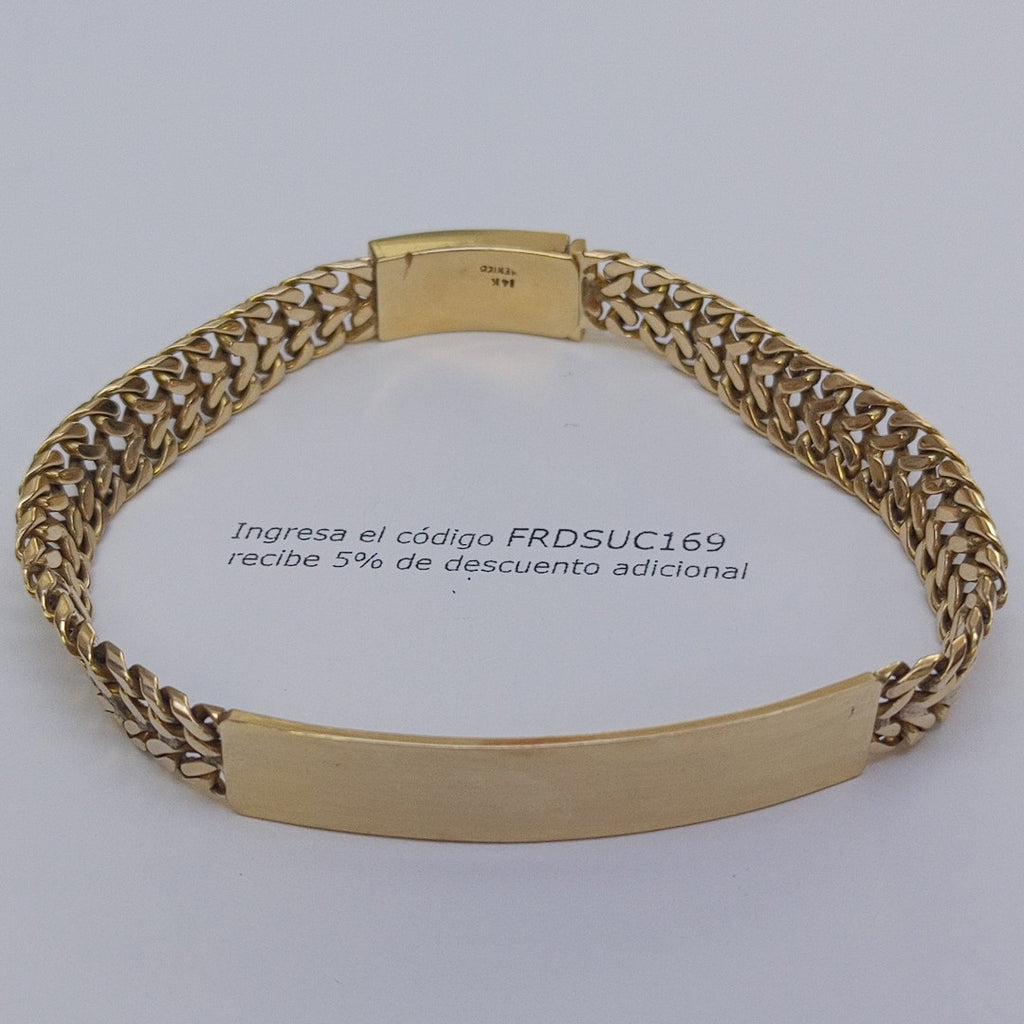 ESCLAVA ORO 14 K 27.6 GRMS (SEMINUEVO)