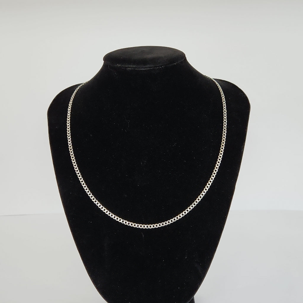 CADENA BARBADA PLATA .925 55 CM 8.22 GR (NUEVO)