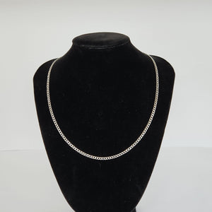 CADENA BARBADA PLATA .925 55 CM 8.22 GR (NUEVO)