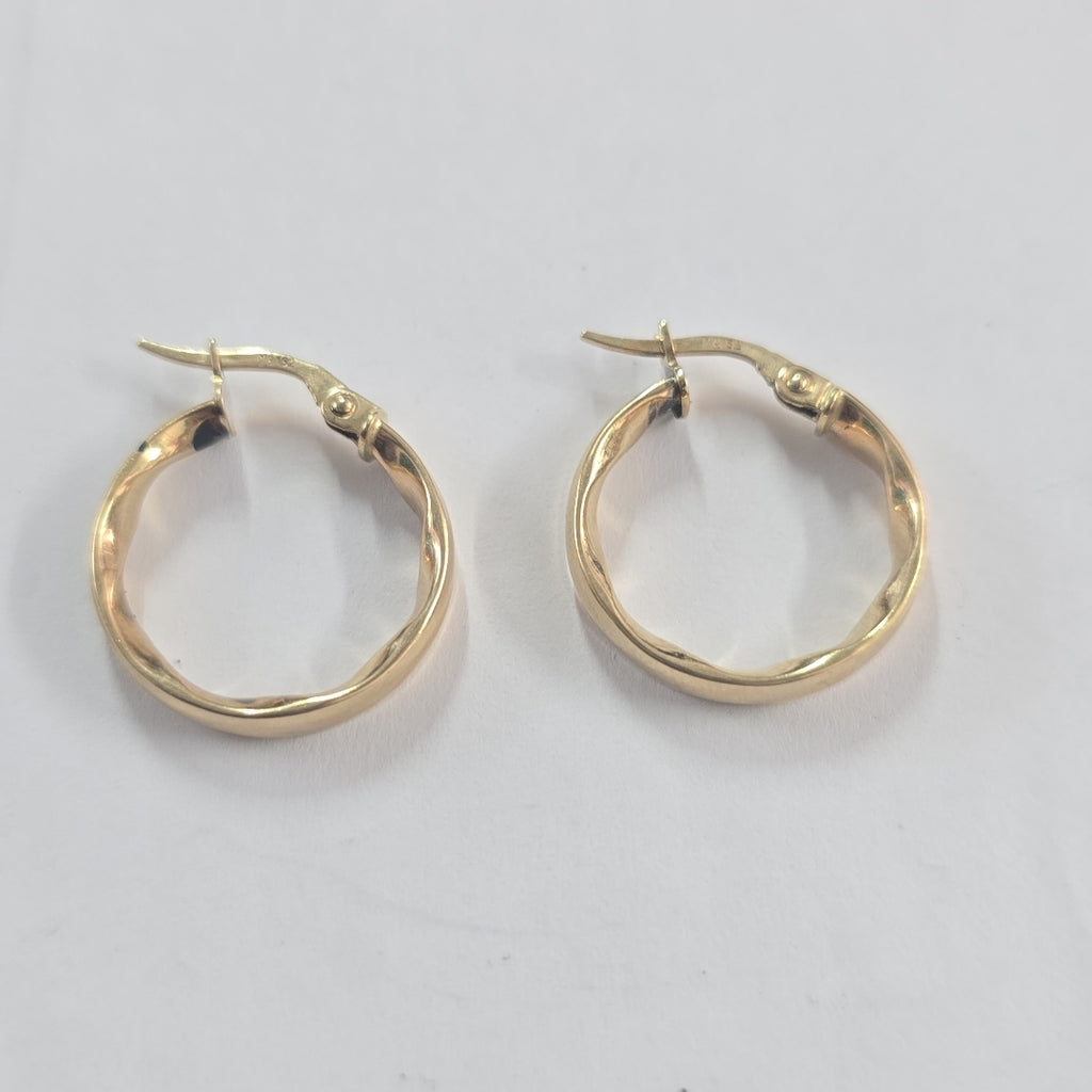 ARRACADAS PAR ORO 14 K 3.5 GRMS (SEMINUEVO)