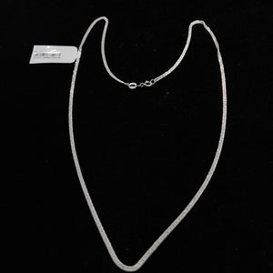 CADENA BARBADA PLATA .925 50 CM 4.12 GR (NUEVO)