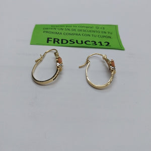 ARETES PAR ORO 14 K 5 GRMS (SEMINUEVO)