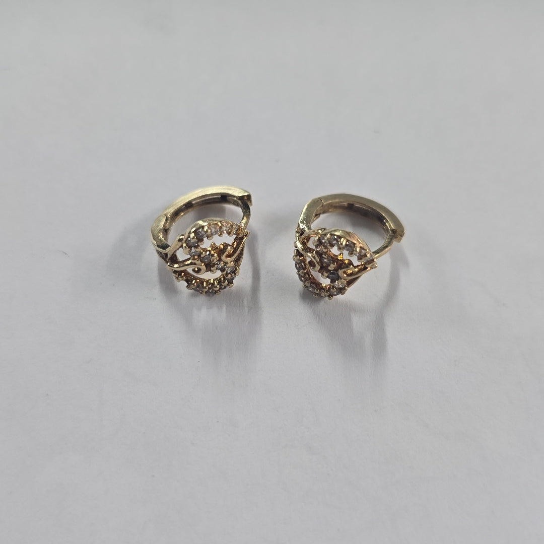 ARETES PAR ORO 10 K 1.5 GRMS (SEMINUEVO)