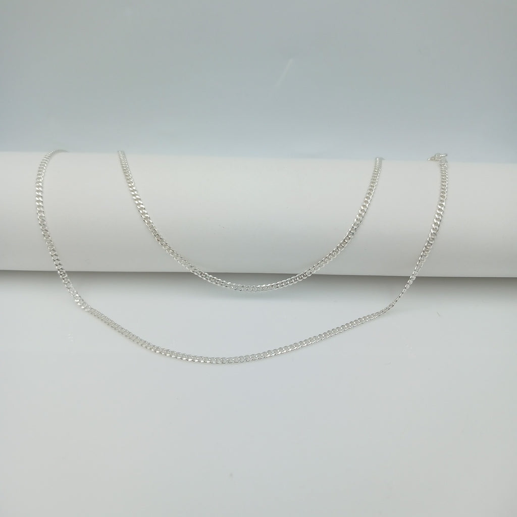 CADENA BARBADA PLATA .925 60 CM 6.63 GR (NUEVO)
