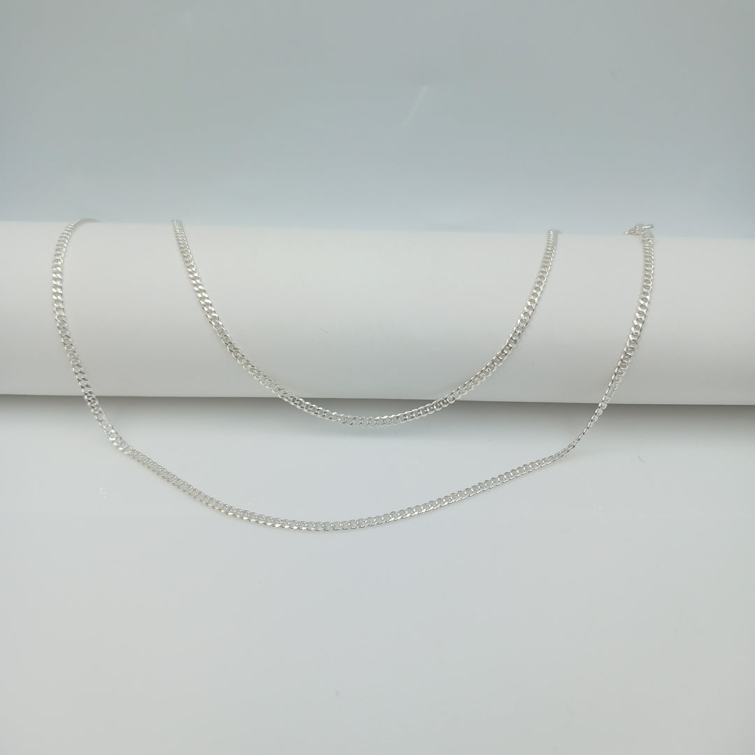 CADENA BARBADA PLATA .925 60 CM 6.63 GR (NUEVO)