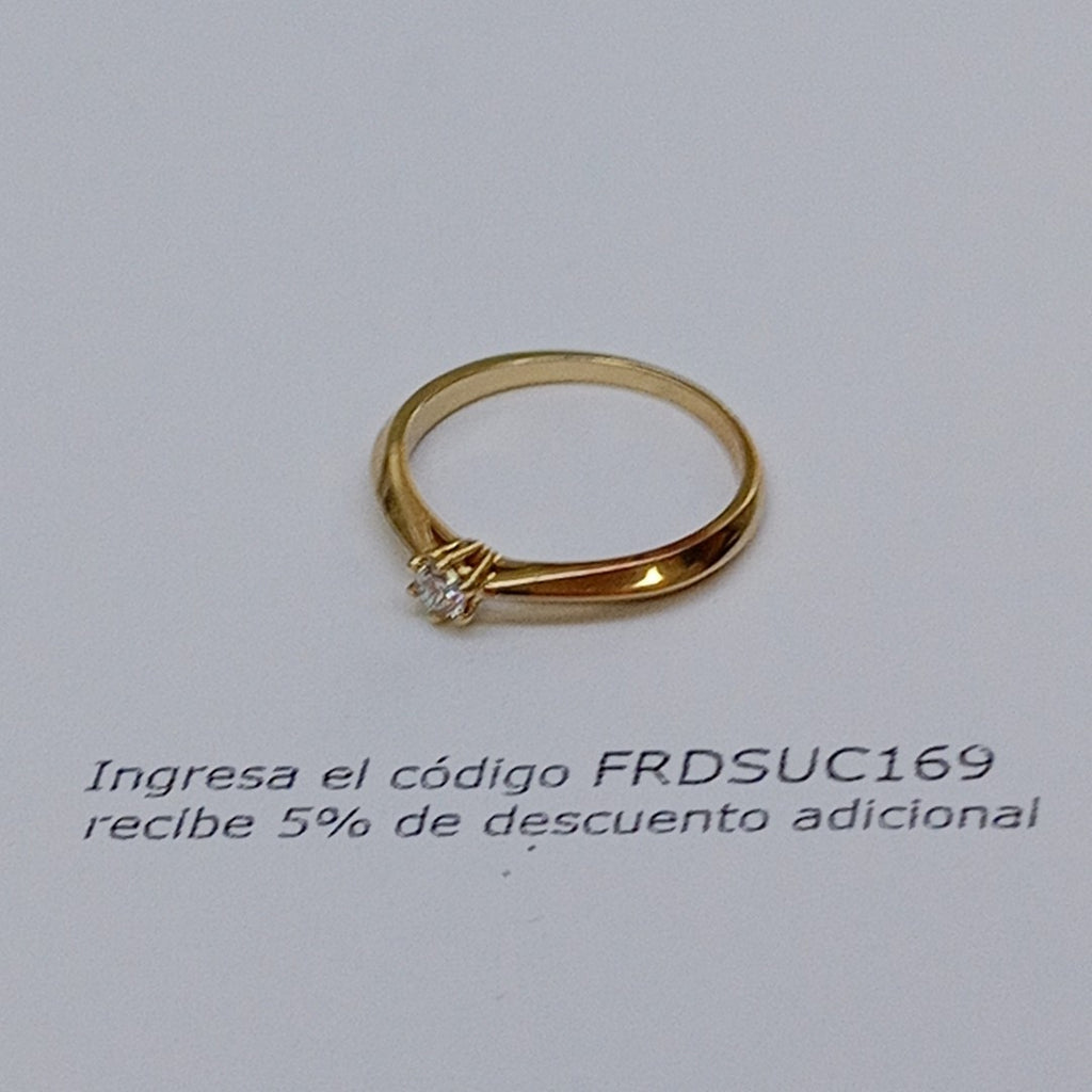 ANILLITO ORO 14 K 1.6 GRMS (SEMINUEVO)