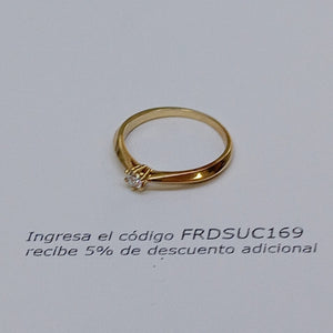 ANILLITO ORO 14 K 1.6 GRMS (SEMINUEVO)