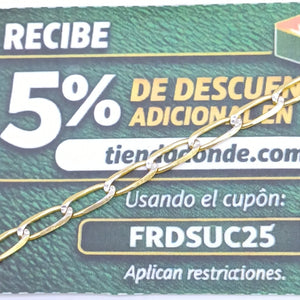 PULSERA TEJIDO ESLABONES 3.9G 18 CM (NUEVO)